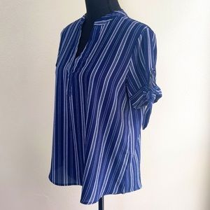 Striped Navy Blouse